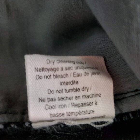 Swildens XXX Cropped Velour High Waist Black Pants - Picture 4 of 7